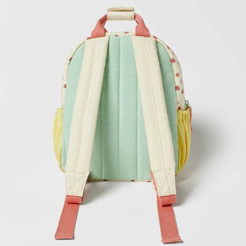 Kid Customized Name Strawberry Print Schoolbag Gift childrensterritory