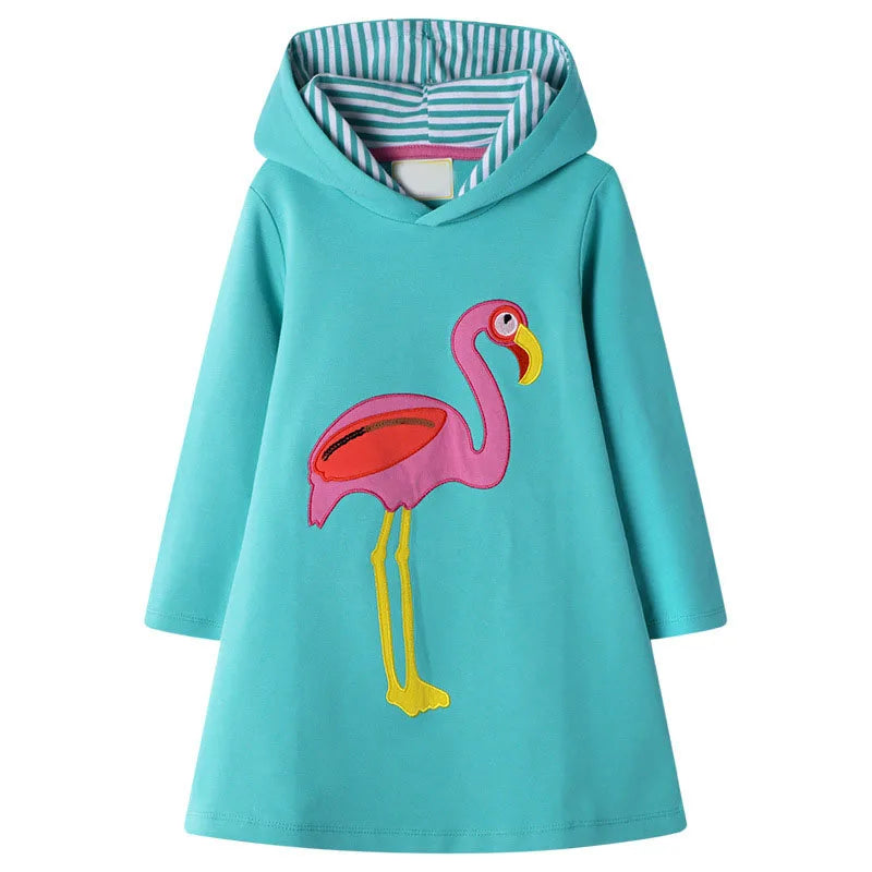Long-Sleeved Cartoon Print Autumn Girls&