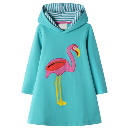 Long-Sleeved Cartoon Print Autumn Girls&