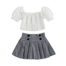 Kids Girl 2 Piece Floral Print Summer Fashion Outfits childrensterritory