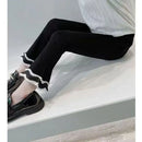 Thin Velvet Bell-bottom Design Kids Girls Winter Pants childrensterritory