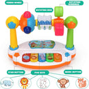 Baby Rotating Music Piano Keyboard Educational Toys childrensterritory