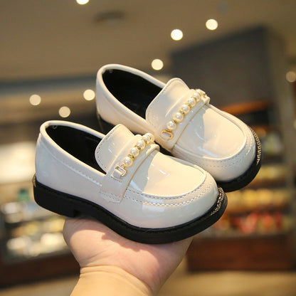 Kids Boys Girls British Style Leather Shoes for Party childrensterritory