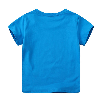 Cartoon Dinosaurs Design Little Boys T Shirts for Summer childrensterritory