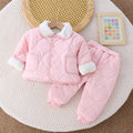 Kids Collar Design Soft Winter Clothing Set childrensterritory