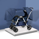 Removable and Washable Twin Umbrella Baby Stroller childrensterritory