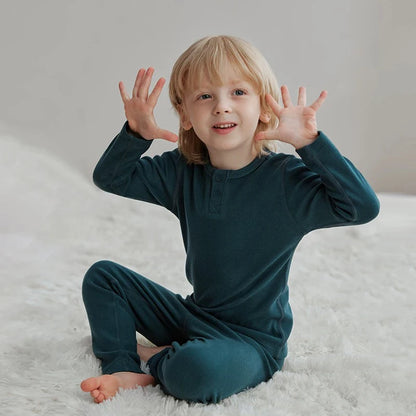 Long-Sleeved Soft Autumn Clothing Set For Kids childrensterritory