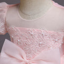 Luxury Knee-Length Puffy Fairy Dress for Little Girls