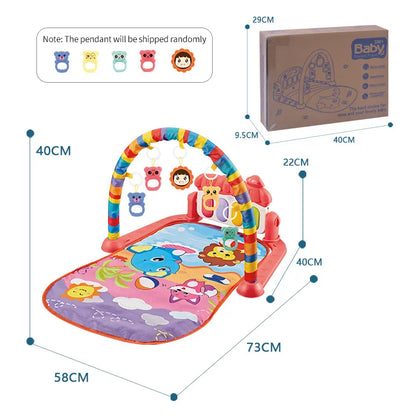 Musical Pedal Piano Baby Fitness Game Mat childrensterritory