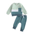 2PCS Warm Sweatshirts and Long Pants Baby Tracksuit childrensterritory