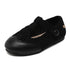 Little Boys and Girls Slip On Black Leather Shoes childrensterritory