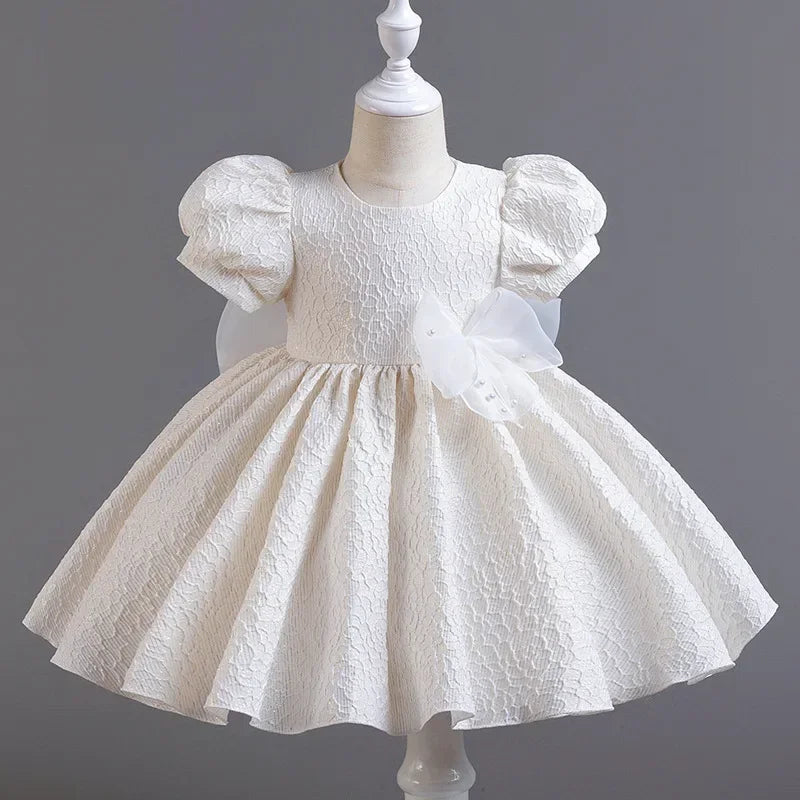 Short Sleeveless Lace Design Summer Party Dresses For Girls childrensterritory