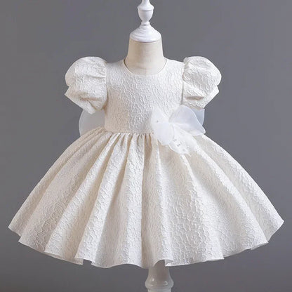 Short Sleeveless Lace Design Summer Party Dresses For Girls childrensterritory