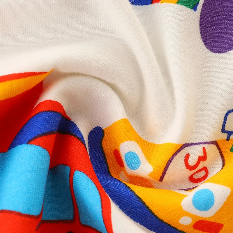 Racing Car Print Summer T-Shirts For Boys childrensterritory