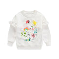Kids Girls Cartoon Print Sweatshirts for Winter childrensterritory
