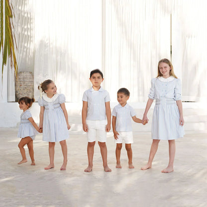 Baby/Kids Summer Striped Design Family Matching Clothing childrensterritory