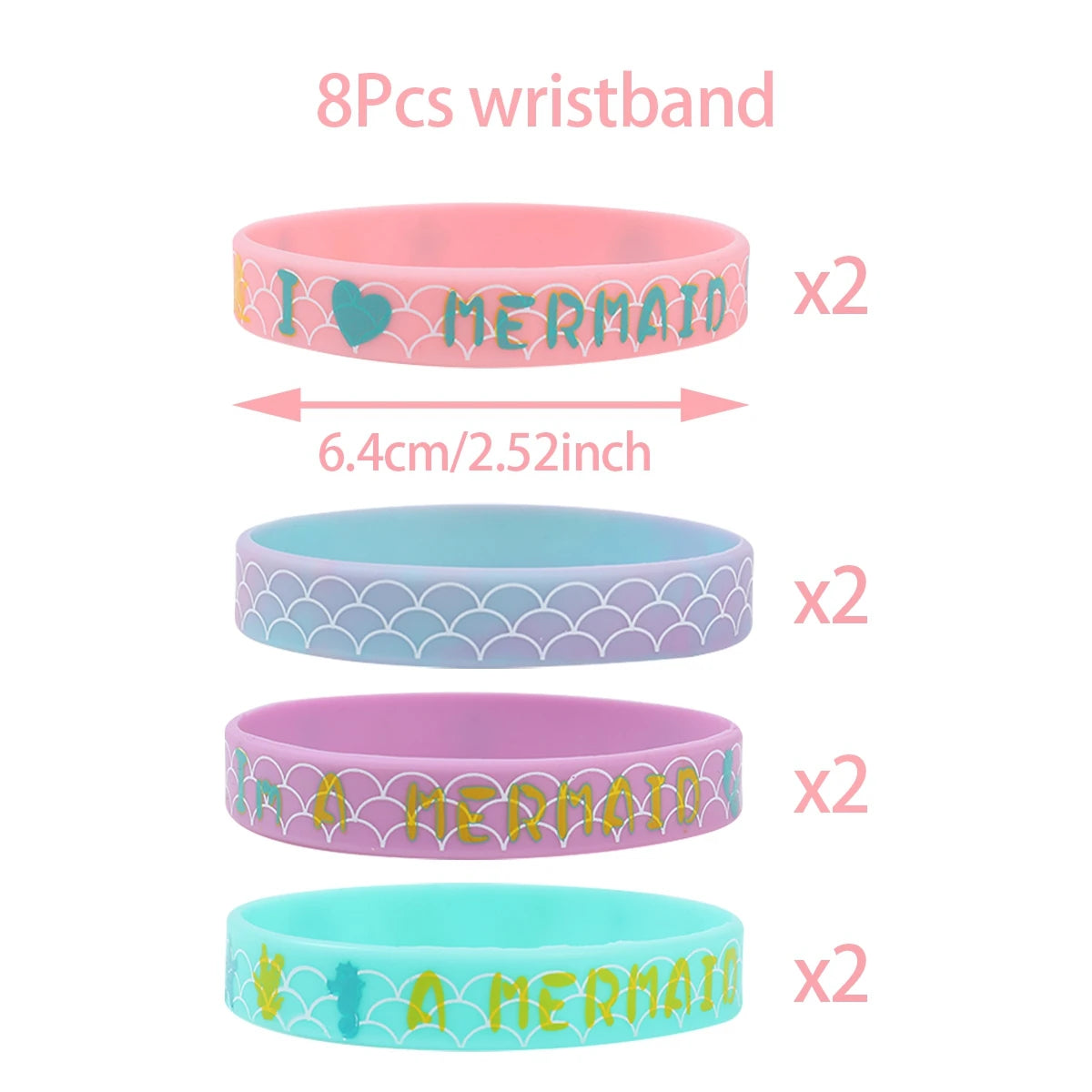 Mermaid-themed Kids Birthday Party Decorations and Tableware Set