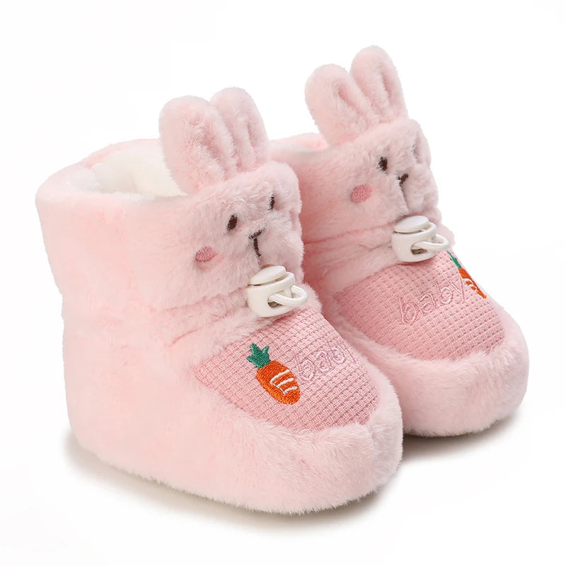 Cute Rabbit Design Baby Warm First Walker Shoes childrensterritory