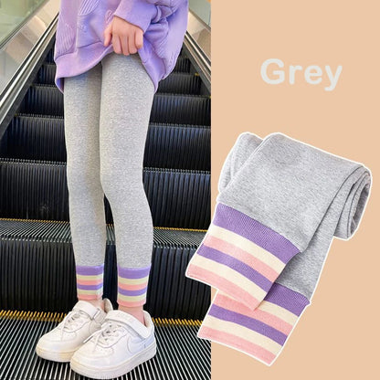 Kids Girls Casual Knitted Warm Cotton Leggings childrensterritory