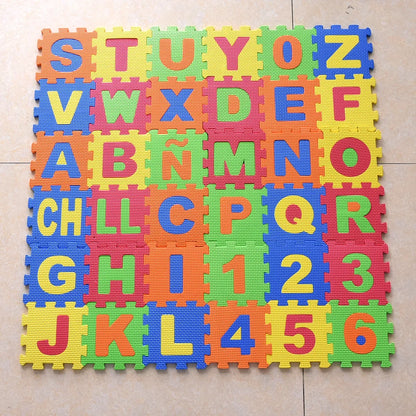 Letter Print 36 pieces of EVA Puzzle Play Mat for Kids