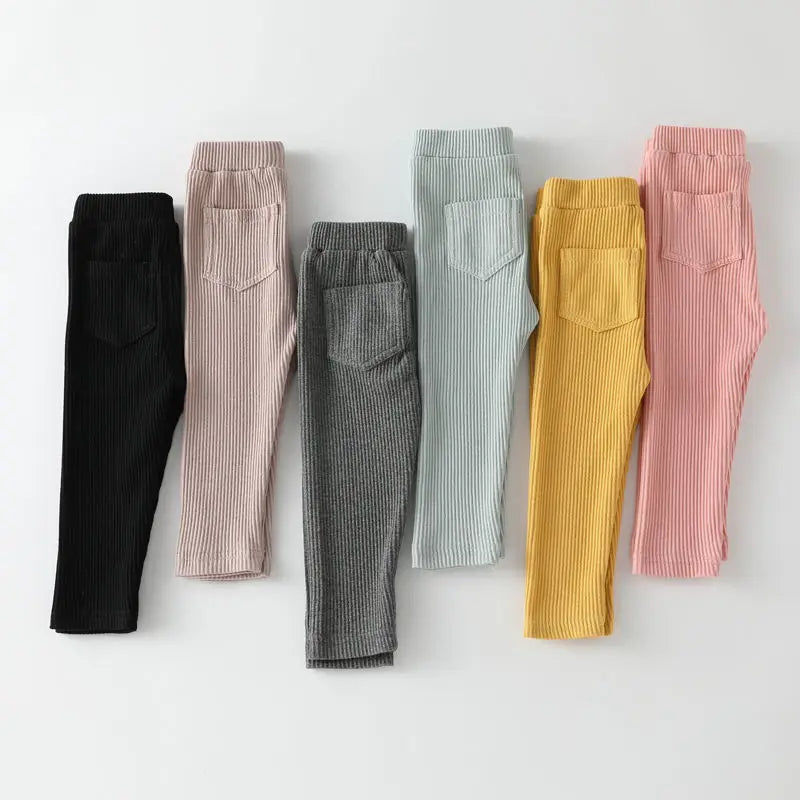 Infant Girls Cotton Tight Outdoor Leggings childrensterritory