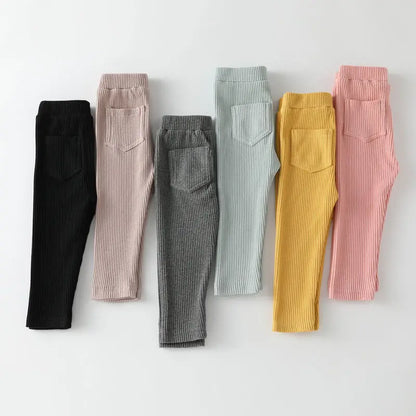 Infant Girls Cotton Tight Outdoor Leggings childrensterritory
