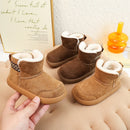 Kids’ Casual Snow Shoes with Plush Fur Accents