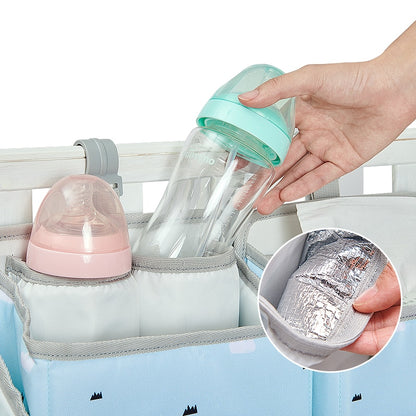Hanging Crib Organizer for Baby Essentials childrensterritory