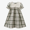Kids' Grid and Floral Design Family Matching Cotton Clothes Sets childrensterritory
