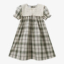 Kids' Grid and Floral Design Family Matching Cotton Clothes Sets childrensterritory