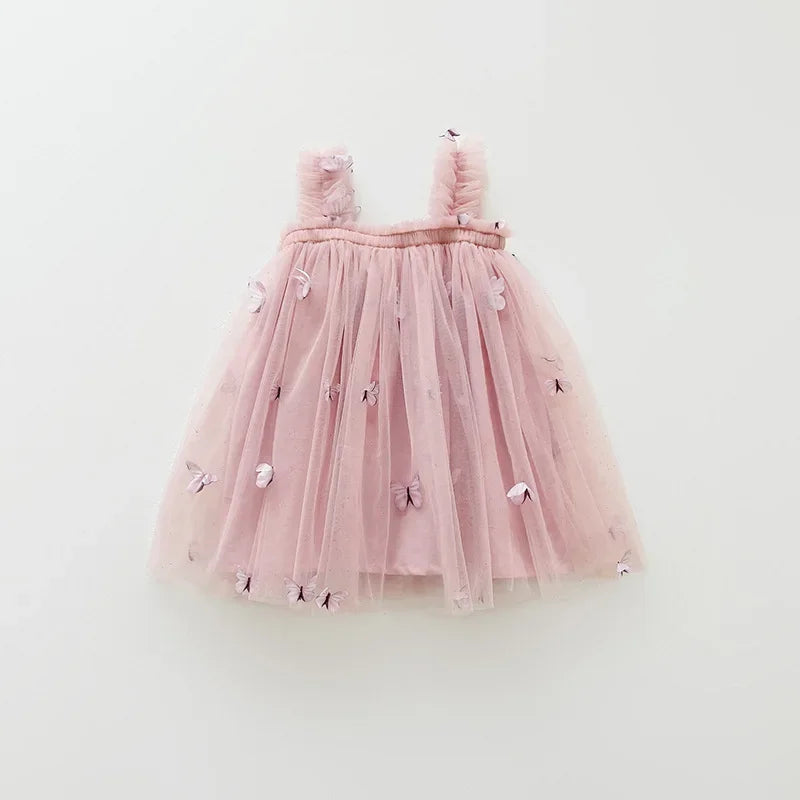 Baby Girl Butterfly Sequins Tulle Summer Sweet Outfits childrensterritory