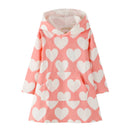 Long-Sleeved Cartoon Print Autumn Girls' Dresses