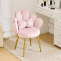 Comfy Modern Design Makeup Vanity Chair with Back childrensterritory