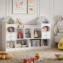 Kids' Large Castle Design Bookshelf and Toy Organizer