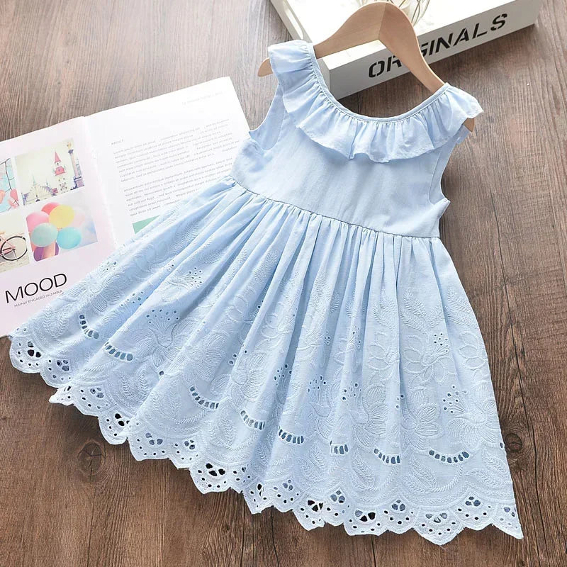 Casual Summer Beach/Party Dress for Kids Girls