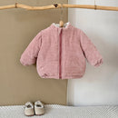 Baby Girls' Long-Sleeved Soft Winter Jackets childrensterritory