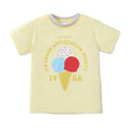Girls Soft Cartoon Flower design Striped T Shirts childrensterritory