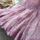 Kids Girls Lace Flower Design Birthday, Wedding Dresses childrensterritory