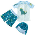 3pc Baby/Kids Boys Sun Protection Swimwear With Hat