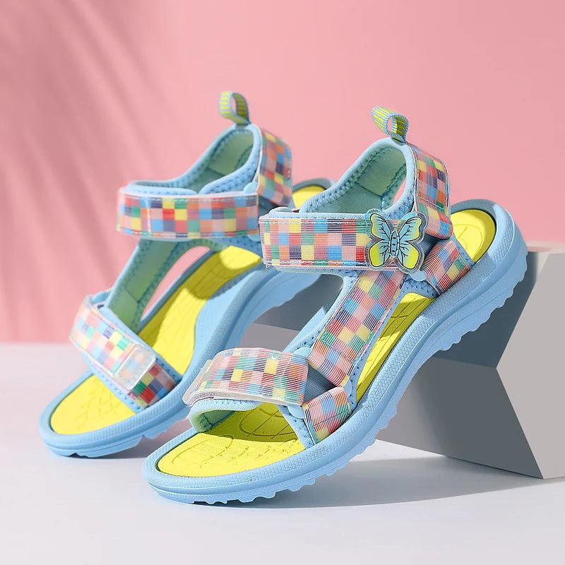 Cute Pearl Design Non-Slip Summer Sandals for Kids Girls childrensterritory