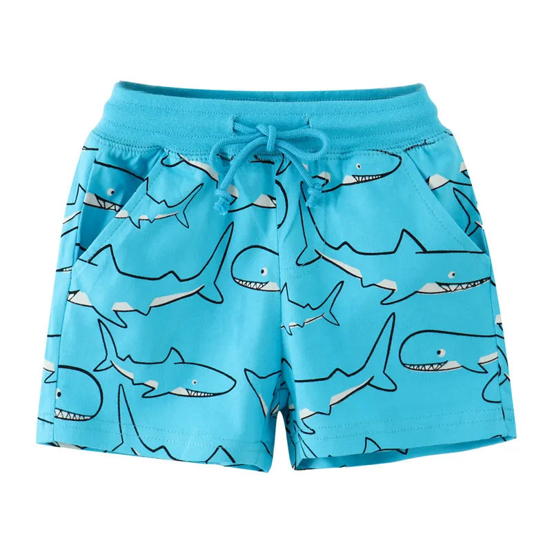 Animal Cartoon Print Kids Boys Shorts Summer Pants childrensterritory
