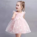 Bow Sleeveless Princess Evening Dress for Baby's Birthday childrensterritory