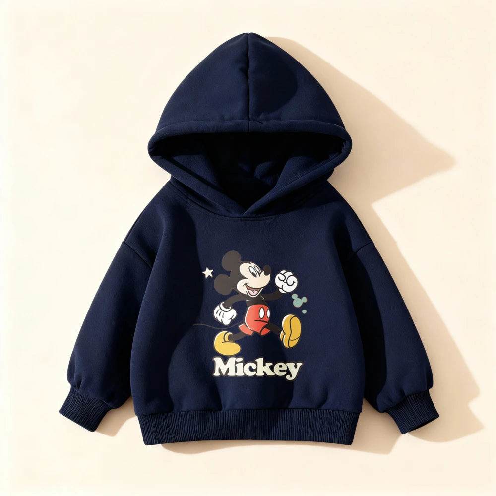 Kids' Long-Sleeved Cartoon Design Winter Hoodies