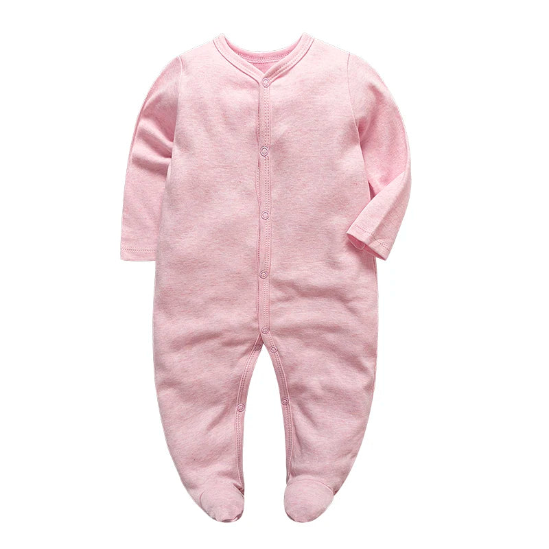 Soft Cotton Warm Printed Baby Overall Zipper Rompers