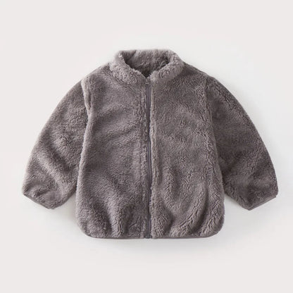 Kids’ Long-Sleeve Winter Casual Soft Jacket childrensterritory