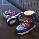 Kids High Top Plush Waterproof Warm Snow Boots childrensterritory