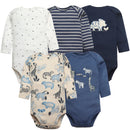 Baby Cartoon Printed Long Sleeve Cotton Jumpsuit
