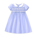 Little Girls Stylish Printed Elegant Summer Dresses childrensterritory