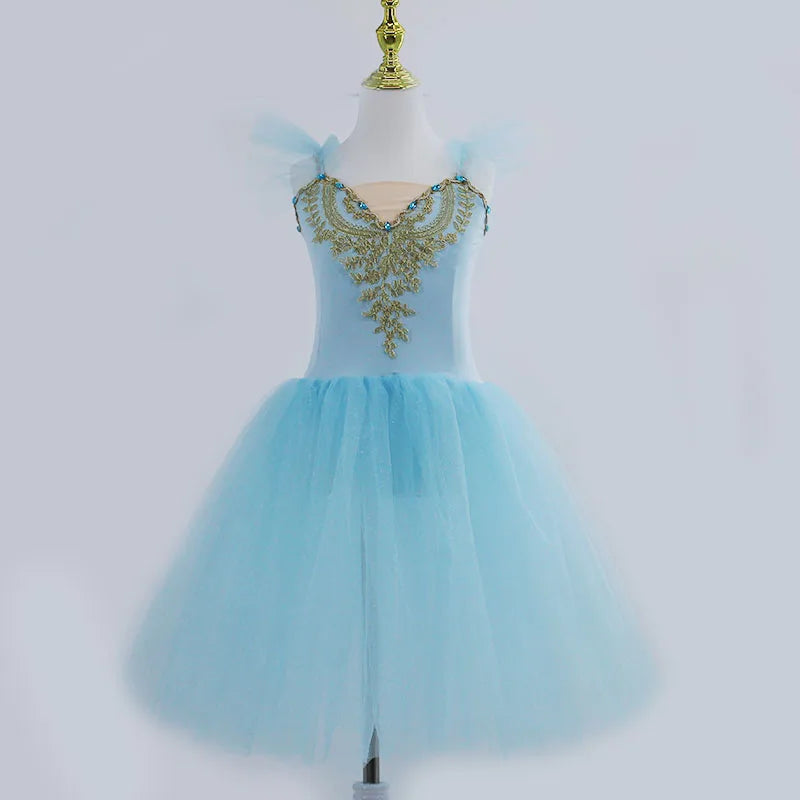 Professional Swan Lake Long Ballet Dresses for Girls childrensterritory