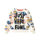 Long Sleeve Stars Cartoon Print Kid Boys Girls Sweatshirts childrensterritory
